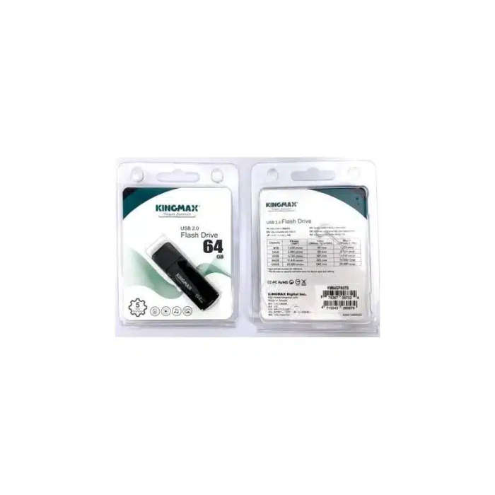 Kingmax 64GB USB 2.0 Flash Drive - Black