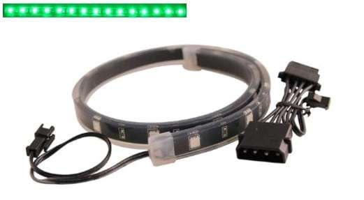 BitFenix Alchemy Aqua LED Strips - Green 15 LEDs / 50cm