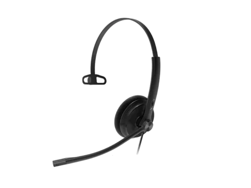Yealink UH34 Lite Single Earpiece USB Headset With Foam Ear Cushions