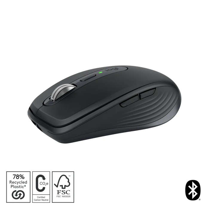 Logitech MX Anywhere 3S Wireless Bluetooth Mouse -Graphite