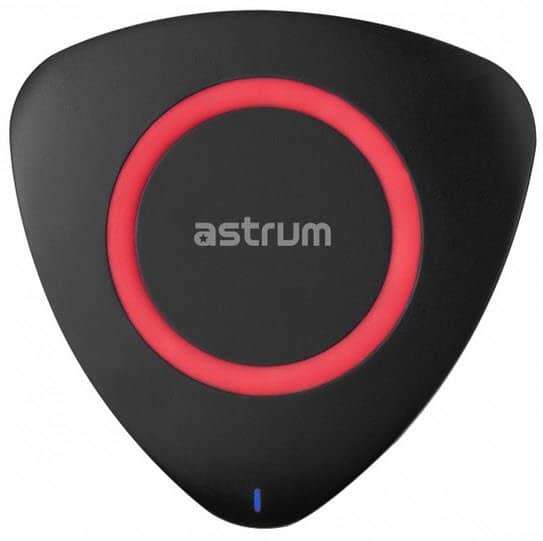 Astrum Smart Wireless Charging Pad 7.5W CW200 Black / Red