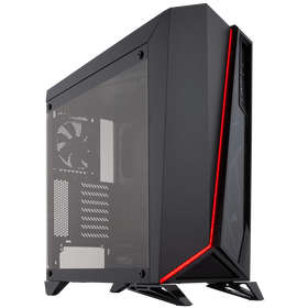 Corsair Carbide Series® SPEC-OMEGA Tempered Glass Mid-Tower ATX Gaming Case - Black