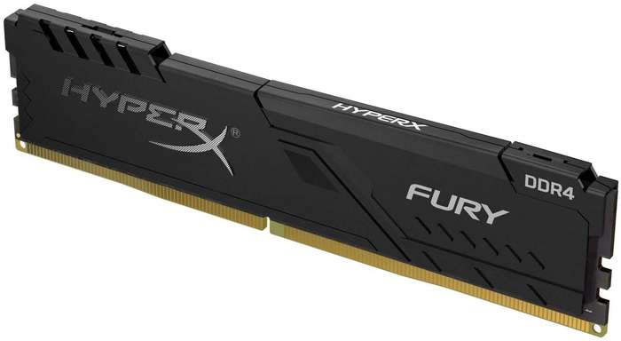 Kingston HyperX FURY Memory Black - 8GB Module - DDR4 3600MT/s XMP CL17 DIMM