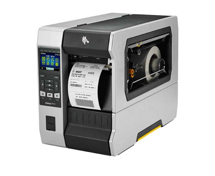 Zebra TT Printer ZT610; 4''; 300 dpi; Euro and UK cord; Serial; USB; Gigabit Ethernet; Bluetooth ...