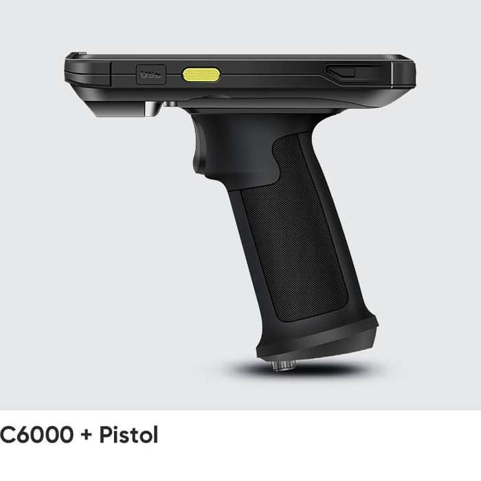 Chainway C6000 - Pistol Grip, NFC function disabled when pistol grip is attached.