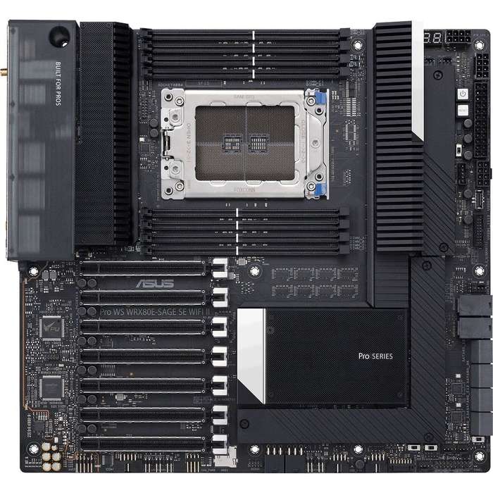 Asus Pro WS WRX80E-SAGE SE WIFI sWRX8 EATX Workstation Motherboard