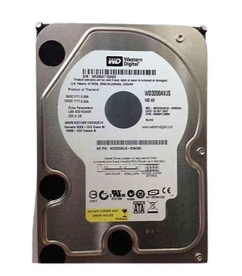 320GB Western Digital 3.5" SATA 7200rpm 8MB Desktop HD