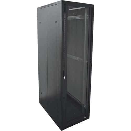 42U 600x1000 Floor Server Cabinet - Glass - Networking
