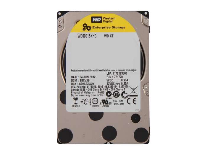Western Digital Enterprise 600GB (WD XE) 2.5" SAS 10000rpm 32MB