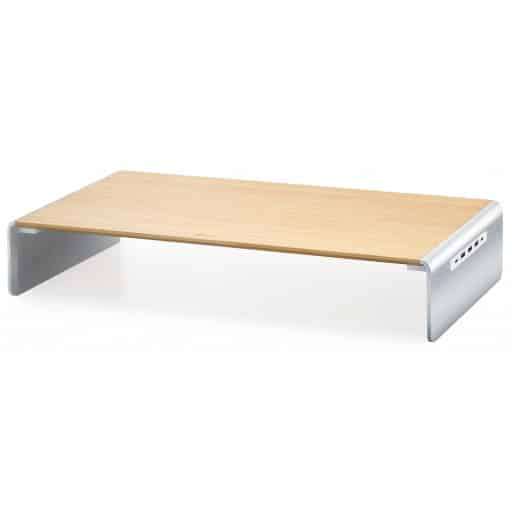 J5create Wood Monitor Stand With Docking Station