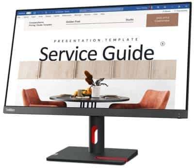 Lenovo ThinkVision S24i-30 24" IPS Full HD 1920x1080 WLED backlit Monitor, HDMI, VGA