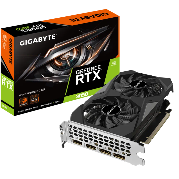 Gigabyte GeForce RTX 3050 Windforce OC 6GB