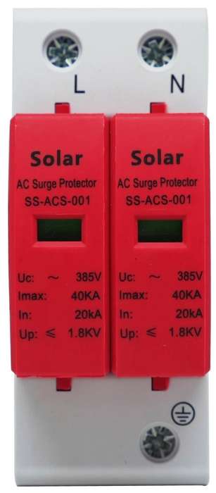 Solarix AC Surge Protector Device - Single Phase Compatible with AC circuits Only. Please Do Not ...