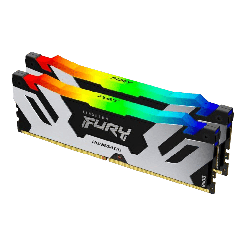 Kingston FURY Renegade Silver/Black RGB XMP 32GB (2x16GB) DDR5 6400MT/s CL32  KF564C32RSAK2-32