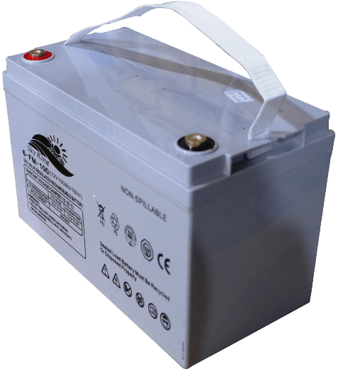 Solarix 12V 100AH Deep Cycle Gel Battery  Absorbent Glass Mat Technology, Nominal Capacity 100Ah ...