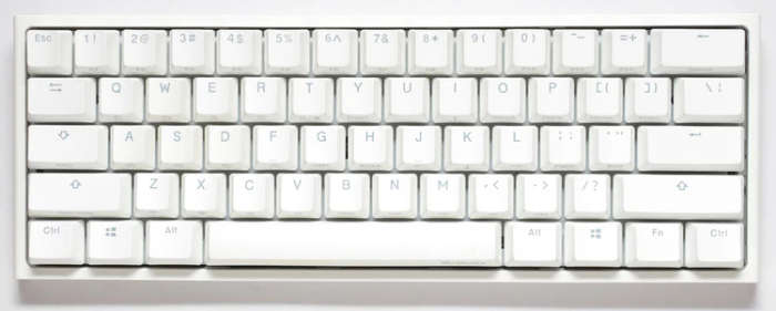 Ducky Keyboard One 2 Pro 60% -White- Cherry Silver.