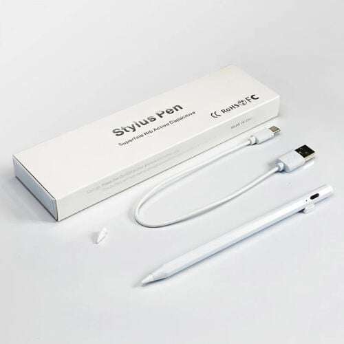 Superfine Nib Active Capacitive Stylus Pen - White