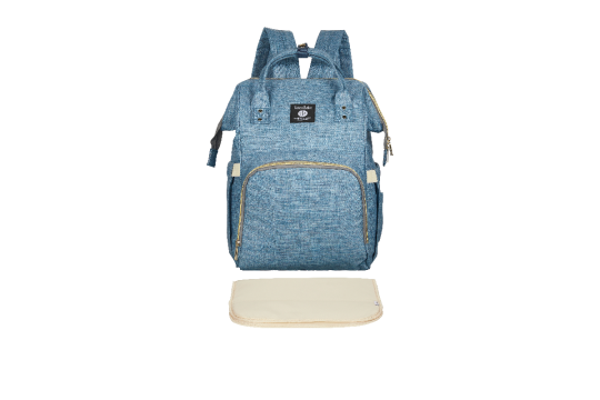 Totes Babe Alma 18L Diaper Backpack Blue