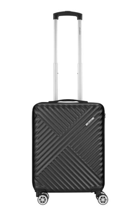 Travelwize Astra ABS 77cm 4-Wheels Spinner Luggage Black