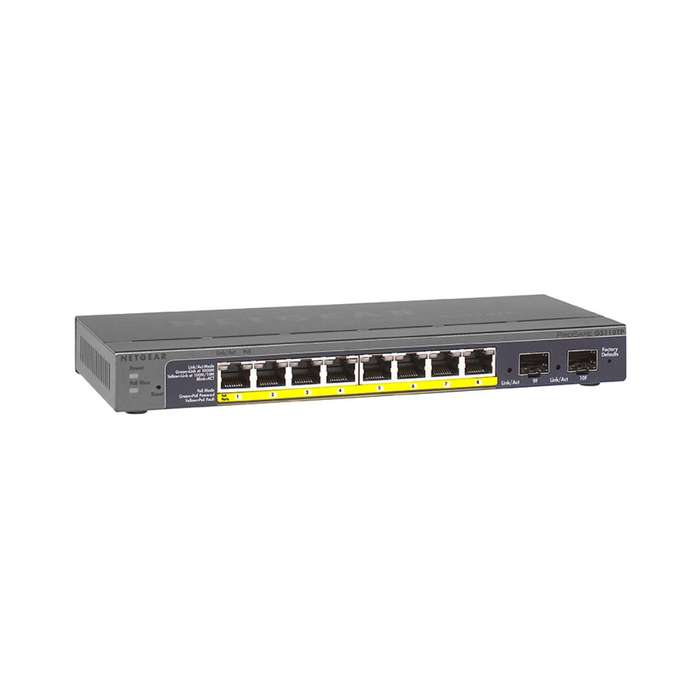 Netgear Switch 8Port 8POE 2XSFP Managed