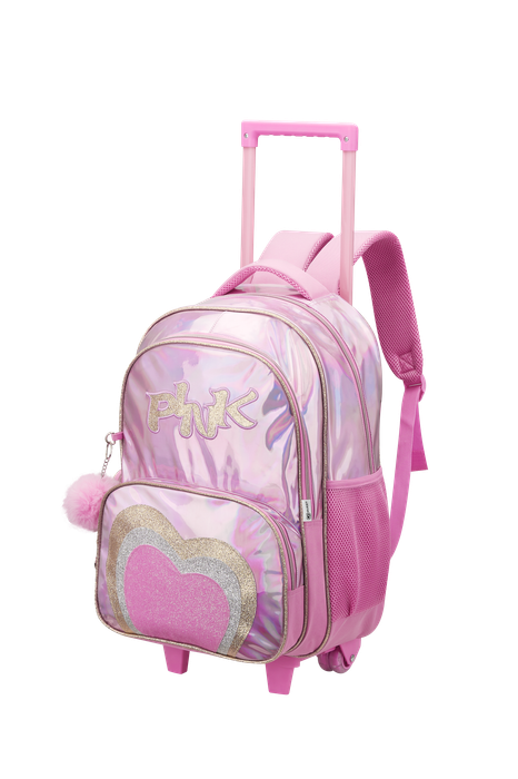 Quest Mirror-Glitz Trolley Backpack Pink