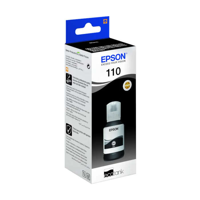 Epson 110 EcoTank Pigment black ink bottle (120 ml)