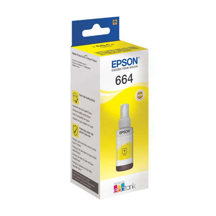 Epson T6644 Ecotank Yellow ink bottle (70ml)