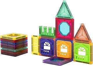 Edu-Matic Magnetic Tiles and Windows 20-Piece Set