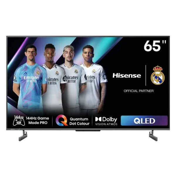 Hisense QLED 144hz 4k Smart; Quantum Dot Colour; Dolby Vision.Atmos; AI Sports