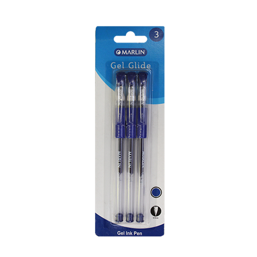 Marlin Gel Glide Gel Ink Pens Colour: Blue