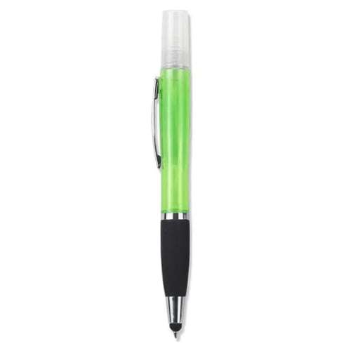 Geeko 3 in 1 Sanitizer Spray Stylus and Blue ink Pen