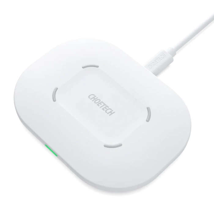Choetech T550F Wireless Pad Charger 15W (White)