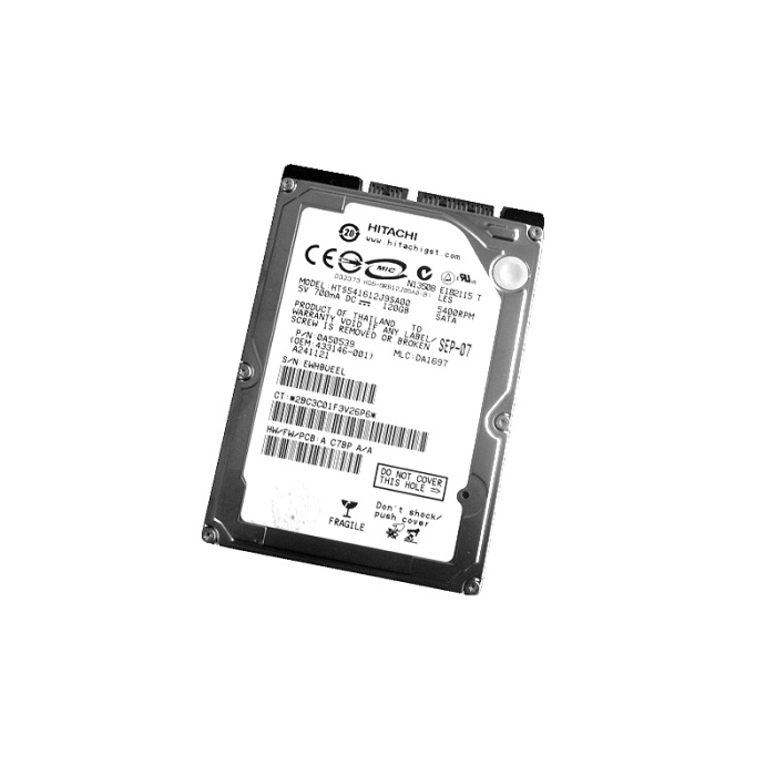 Hitachi Travelstar 5K160 HTS541612J9SA00 120GB 5400 RPM 8MB SATA-150 2.5" Hard Drive