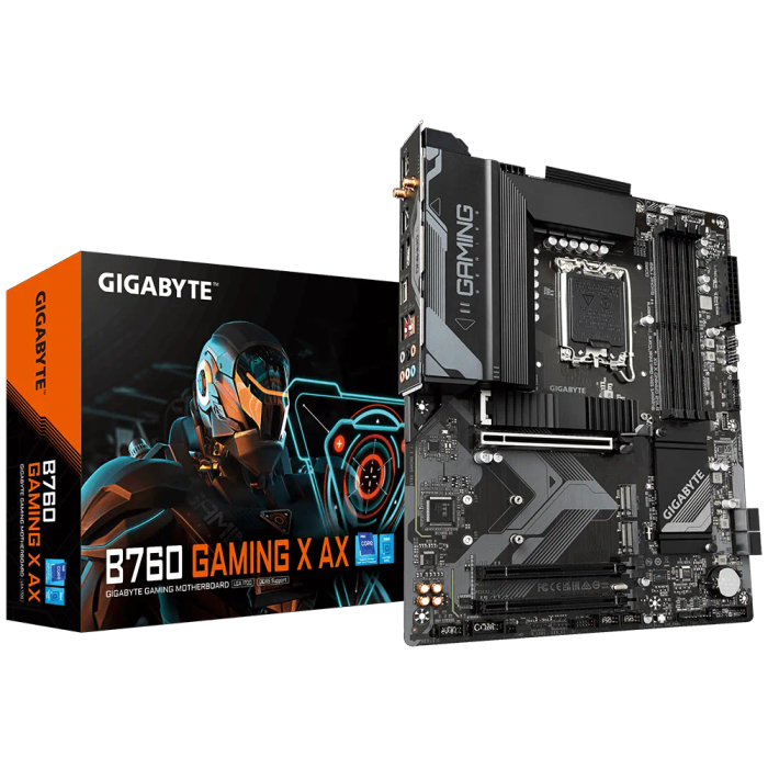 Gigabyte B760 GAMING X AX B760 Express Chipset Gen 12/ 13/ 14 LGA 1700 ATX Motherboard
