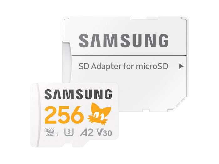 Samsung PRO Plus Sonic the Hedgehog + Adapter microSDXC 256GB