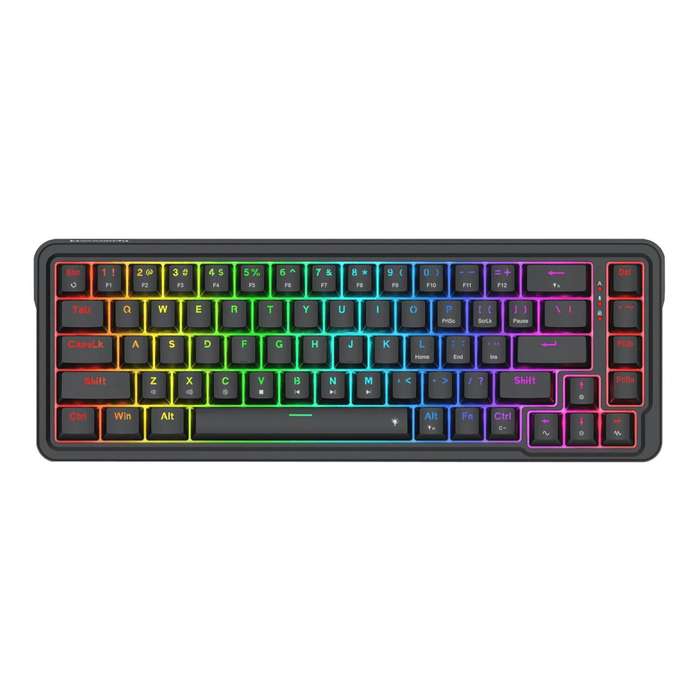 Redragon Nova K709 65% Wired Gasket RGB Gaming Keyboard - Black