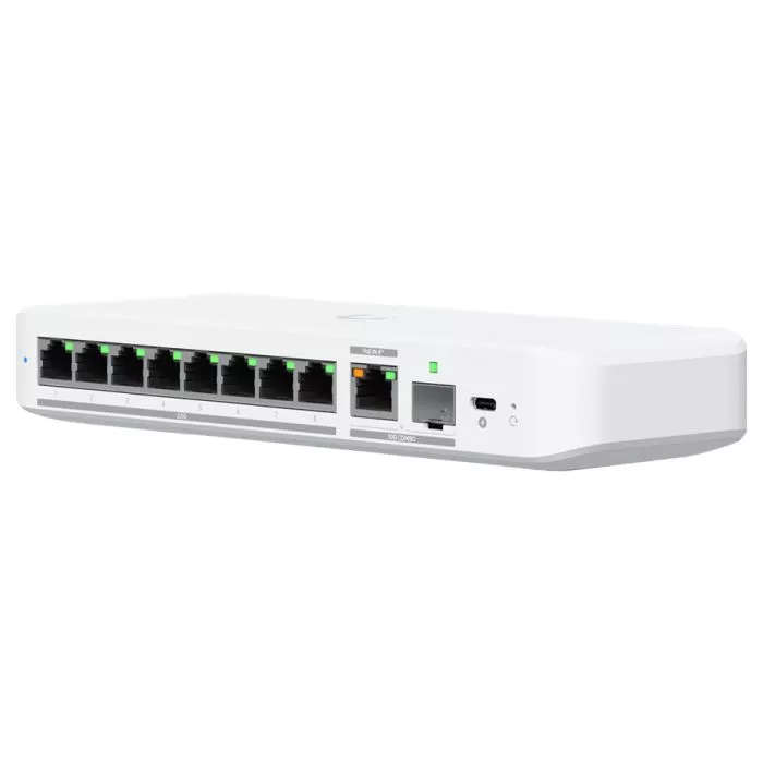 Ubiquiti UniFi Flex 2.5G 8 Port 2.5G with 10G Combo Uplink | USW-Flex-
