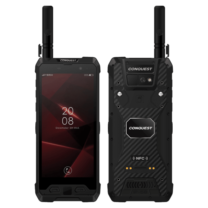 Intrinsically Safe Conquest S19 - 5.7"+Android 8.1+6GB+128GB+9000mAh+T