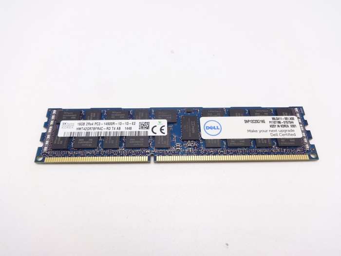 16GB Sk-Hynix/Dell, PC3-14900 CL13 ECC Registered Dual Rank DDR3 (1866
