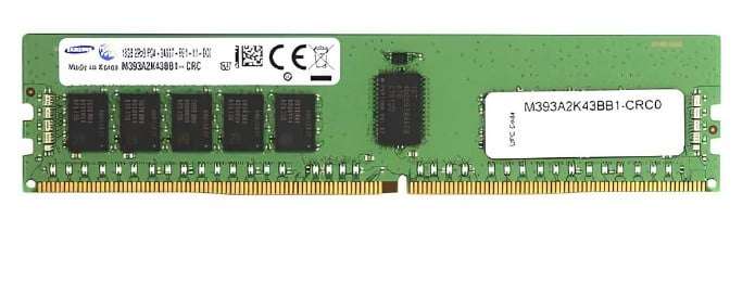 16GB Samsung Server RAM, DDR4-2400Mhz, PC4-19200, 2RX8, ECC Registered