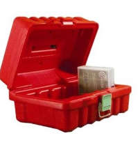 Turtle 5 Slot Capacity for LTO / DLT and SDLT Media Secure Transit Storage Case Red