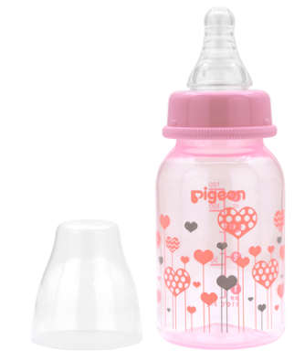 Pigeon Flexible Standard Neck Baby Bottle 120ml Pink