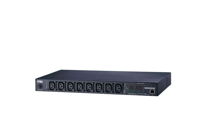 Aten 8-Port Intelligent 1U ECO Power Distribution Unit (PDU), Metered &amp; Switched by Outlet (8...