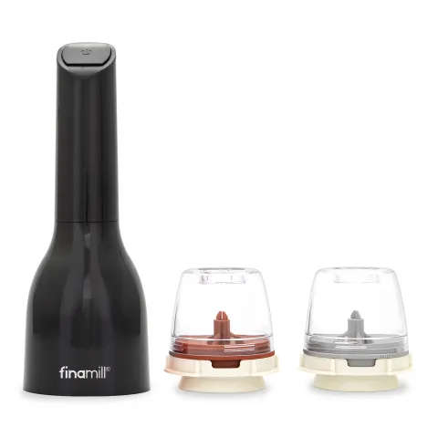 FinaMill Battery Operated Grinder - Midnight Black
