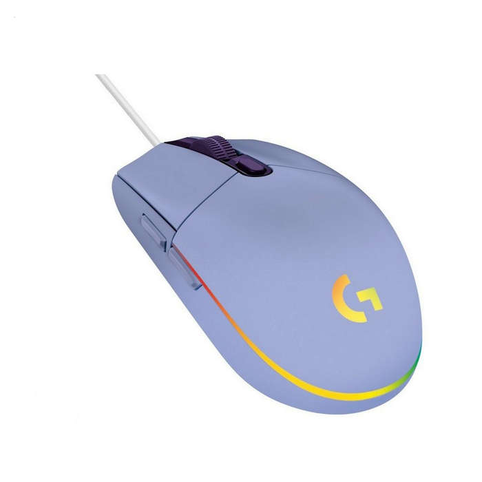 Logitech G102 Lightsync Gaming Mouse - Lilac