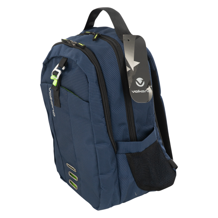 Volkano Latitude Laptop Backpack - Navy/Lime