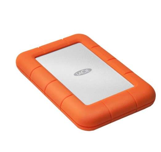 4TB LaCie Mobile Rugged ,USB-C / USB 3.0 External Hard Drive