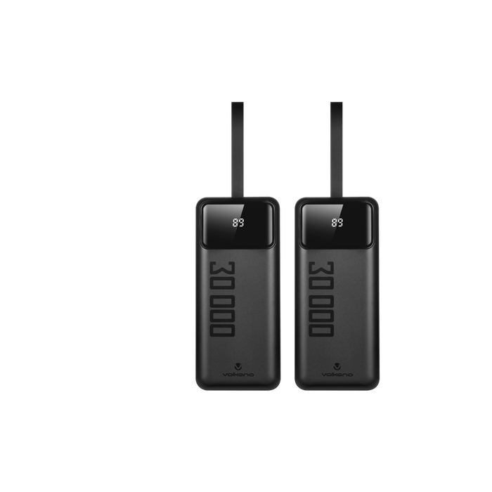 Volkano Punch series 30 000mAh Power Bank Bundle of 2