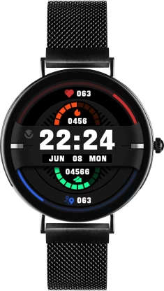Volkano Aurora Series Ladies Smart Watch - Black