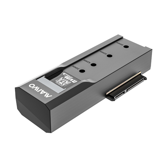 CipherX- Portable Dual Bay HDD/SSD Adapter (for 2.5"/3.5'' SATA) and M.2 NVMe PCIe/ SATA (NGFF): ...